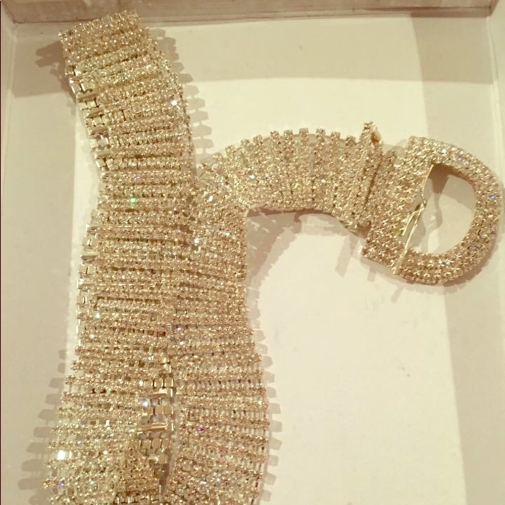 Rhinestone belt